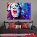 Canvas print Jazz singer
