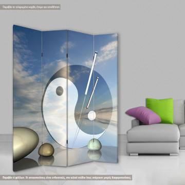 Room divider Yin Yang