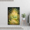 Canvas print  Sunny summer forest