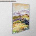 Canvas print Rural Tuscany landscape, side