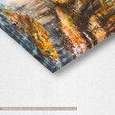 Canvas print Sunny autumn forest, detail