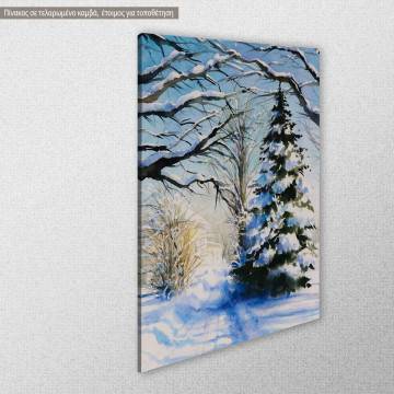 Canvas print Winter in park View 1 2