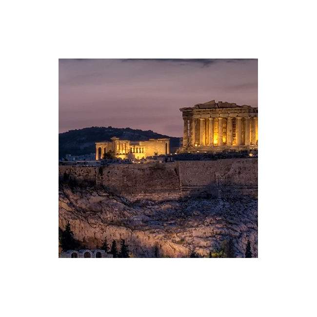 Παραβάν, Acropolis night view