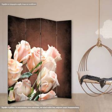 Room divider Roses bouquet