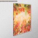 Canvas print Floral background watercolor, side