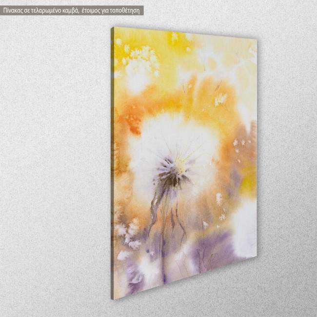 Dandelions on a field, πίνακας σε καμβά, κοντινό