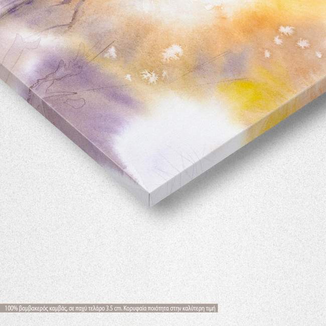 Canvas print Dandelions on a field, detail