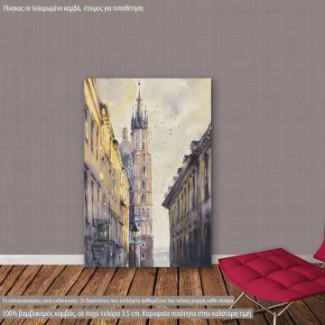 Canvas print Miariacki church in old town