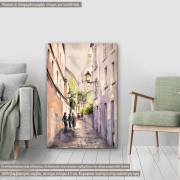 Canvas print Paris street