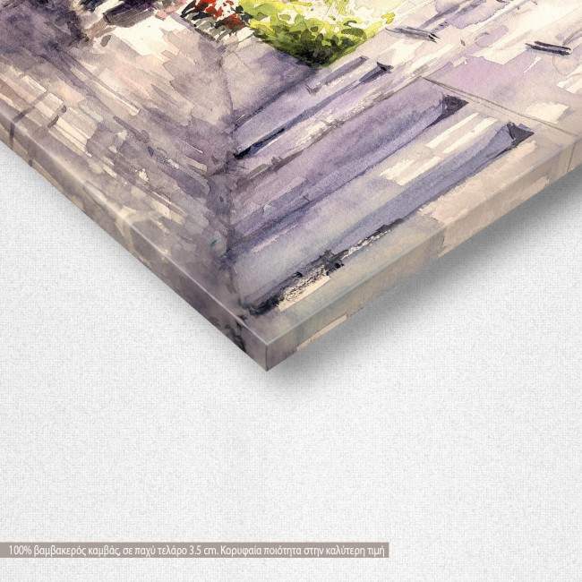 Canvas print Paris street, detail