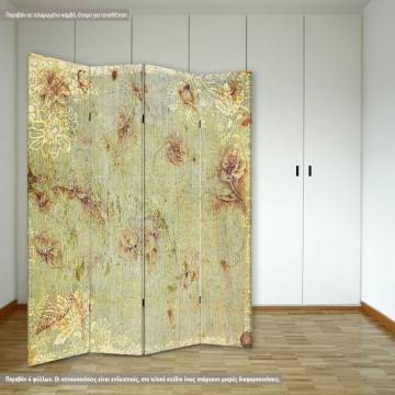 Room divider Old wallpaper
