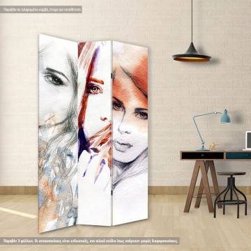 Room divider Faces 2