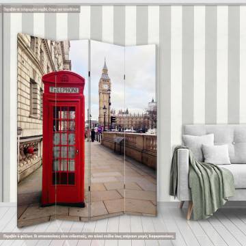 Room divider English phonebooth
