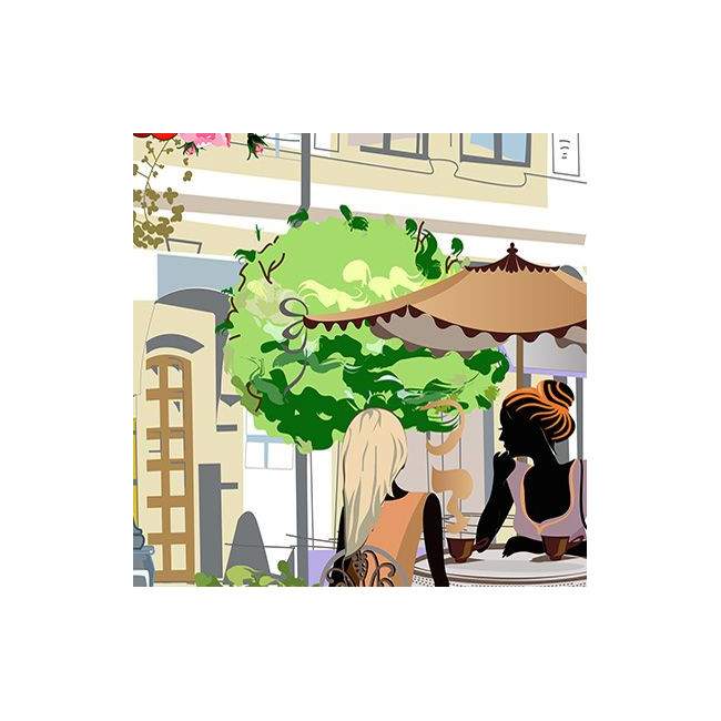 Room divider Street cafe