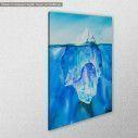 Canvas print  Glacier in the ocean, side