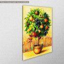 Canvas print Tree with fruits, side