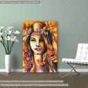 Canvas print Autumn girl