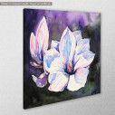 Canvas print Lonely magnolia, side