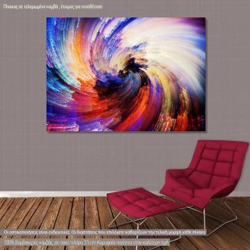 Canvas print Digital paint texture