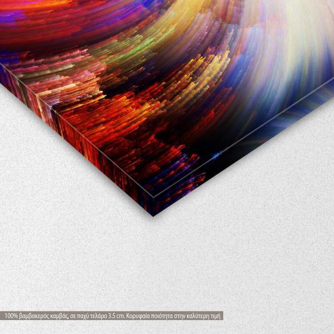 Digital paint texture, πίνακας σε καμβά, λεπτομέρεια