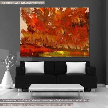Canvas print The forest