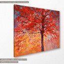 Canvas print  Autumn tree, side