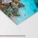 Canvas print Man made coral reef, detail