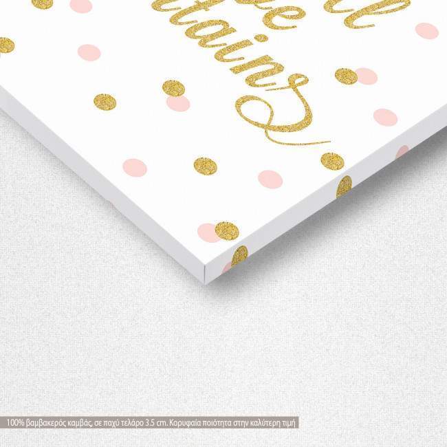 Let her sleep, πίνακας σε καμβά, λεπτομέρεια