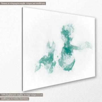 Πίνακας παιδικός σε καμβά Μικρός πρίγκιπας, καμβάς τελαρωμένος 2