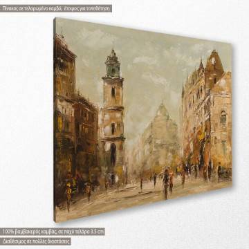 The market canvas print 2
