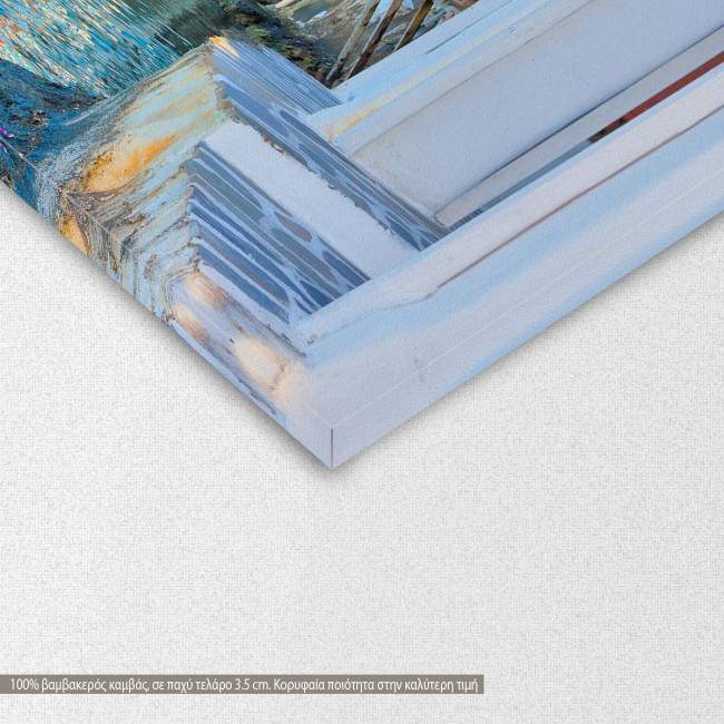 Canvas print  Little Venice Mykonos, detail