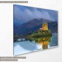 Canvas print Eilean Donan castle, side