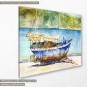 Canvas print Old ship, side