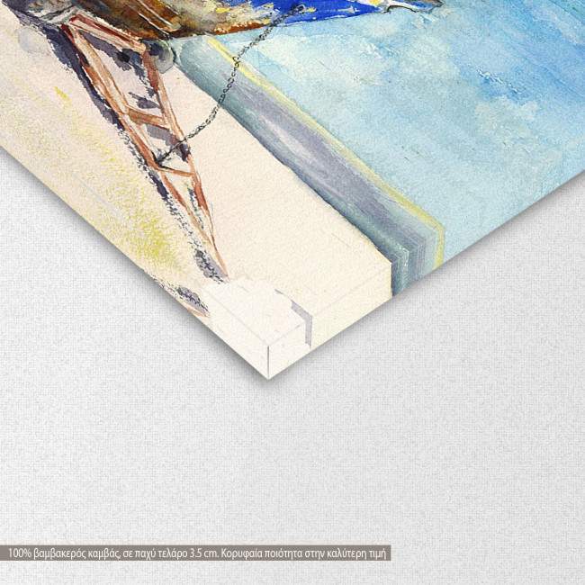 Canvas print Old ship, detail