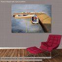 Canvas print  Dinghies at Port Edgar