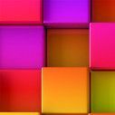 Παραβάν, Rainbow of colorful blocks