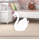 Wooden figure printed Swan Princess