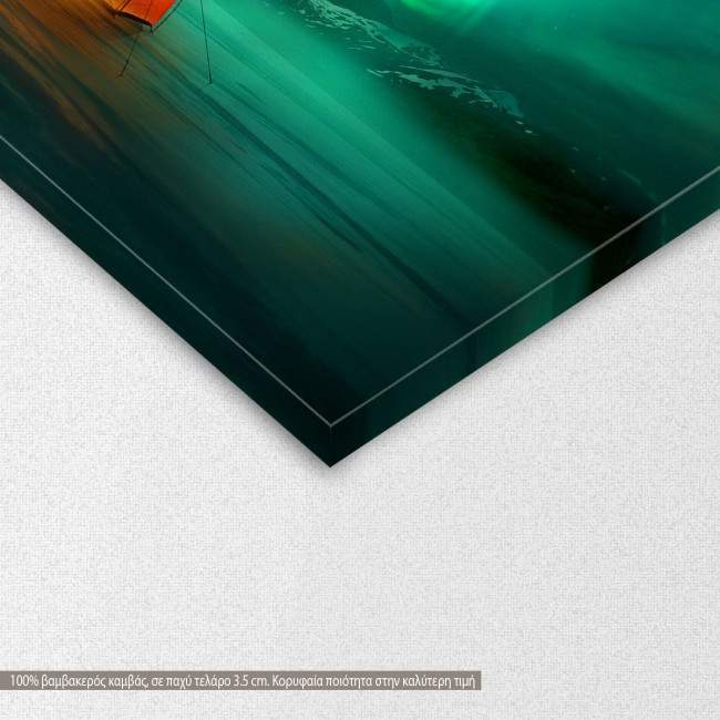 Canvas print  Camping in wild northern mountains, detail