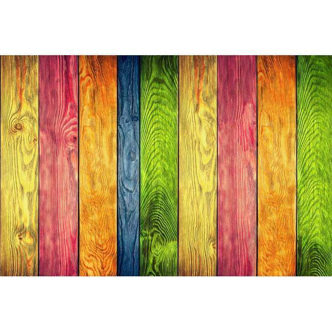 Wallpaper Colorful wood