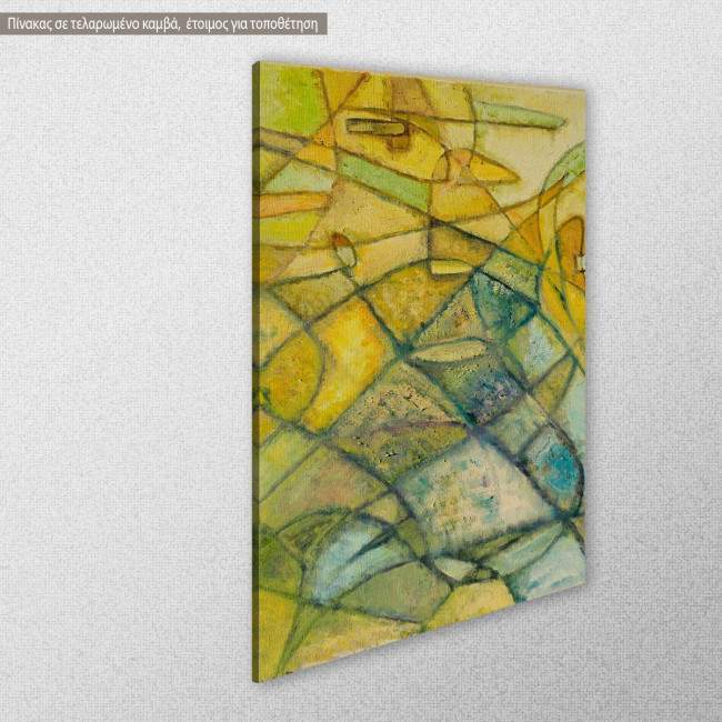 Abstract lines II, πίνακας σε καμβά, κοντινό