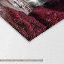 Canvas print Alternate colored surreal waterfall, detail