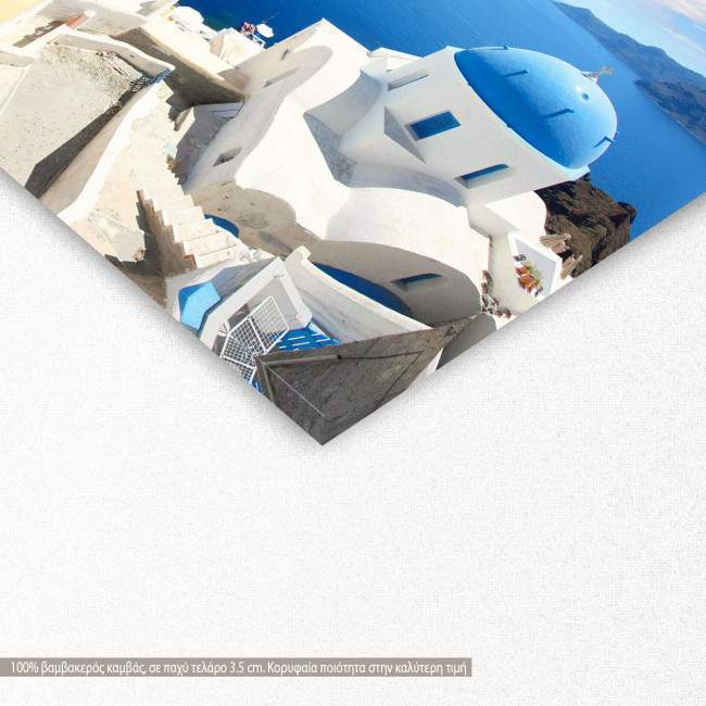 Canvas print Santorini view VIII, detail