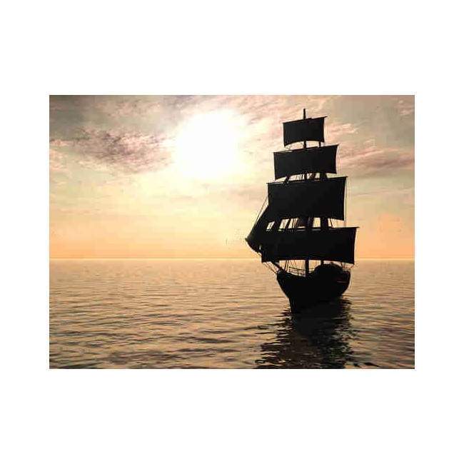 Wallpaper Sailing sunset