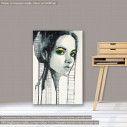 Canvas print Watercolor girl I