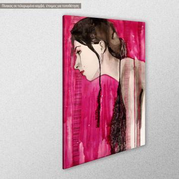Canvas print Watercolor girl II View 1 2