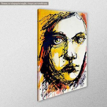 Canvas print Watercolor girl IV View 1 2