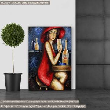 Canvas print Elegant lady I