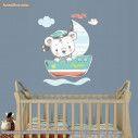 Kids wall stickers Bear captain