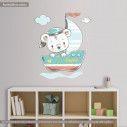 Kids wall stickers Bear captain