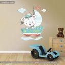 Kids wall stickers Bear captain